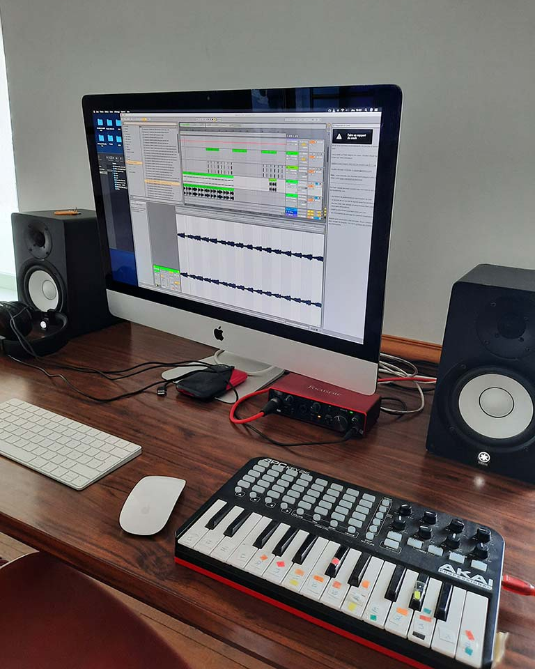 Photo d'un atelier sur la thématique de la MAO