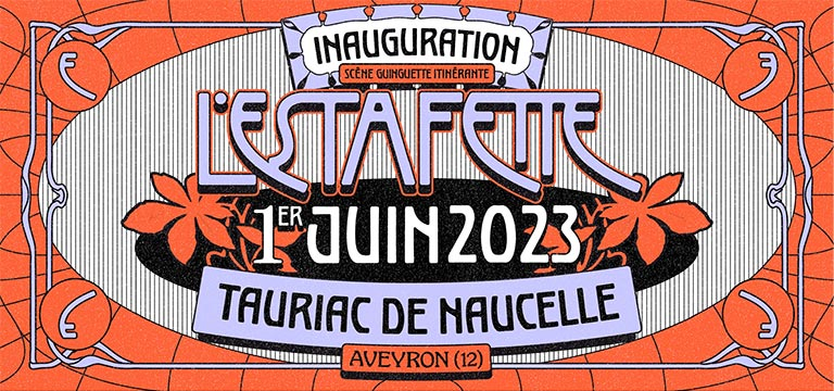 Visuel de l'inauguration de l'Estafette